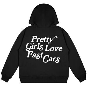Pretty girls love fast cars hoodie